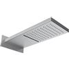 Bossini Manhattan soffione doccia, 2 tipi di getto, I00570000075008, Manhattan acciaio inox spazzolato [Rubinetteria Bagno > Soffioni Doccia]