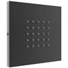 Bossini Cubic Flat getto laterale, I00176000073003, Cubic Flat nero opaco [Rubinetteria Bagno > Getti Laterali]