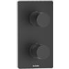 Bossini Teo miscelatore monocomando, per vasca & doccia, Z00004000073005, Teo nero opaco [Rubinetteria Bagno > Rubinetteria Doccia]