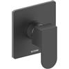 Bossini Gillo rubinetto doccia da incasso con miscelatore, Z00736000073005, Gillo nero opaco [Rubinetteria Bagno > Rubinetteria Doccia]