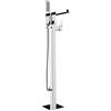 Bossini Gillo rubinetto vasca a pavimento, miscelatore monocomando, Z00761000030005, Gillo cromo [Rubinetteria Bagno > Rubinetteria Vasca]