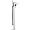 Bossini Aki rubinetto vasca, installazione a pavimento, miscelatore monocomando, Z00771000030005, Aki cromo [Rubinetteria Bagno > Rubinetteria Vasca]