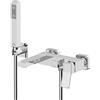 Bossini Aki rubinetto vasca esterno, miscelatore monocomando, Z00725000030005, Aki cromo [Rubinetteria Bagno > Rubinetteria Vasca]