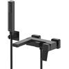 Bossini Aki rubinetto vasca esterno, miscelatore monocomando, Z00726000073005, Aki nero opaco [Rubinetteria Bagno > Rubinetteria Vasca]