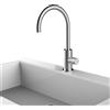 Bossini Nobu rubinetto lavabo, INZ207000075005, Nobu acciaio inox spazzolato [Rubinetteria Bagno > Rubinetteria Lavabo]