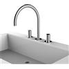 Bossini Nobu rubinetto lavabo, INZ208000075005, Nobu acciaio inox spazzolato [Rubinetteria Bagno > Rubinetteria Lavabo]