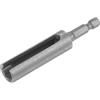 QUARKZMAN 80mm di Lungo 10mm Chiave a Bussola Esagonale con Dado a Slitta Adattatore Punta Guida 1/4 Gambo Esagonale Cr-V