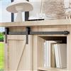 CCJH 120CM/4FT Mini Binario Porta Scorrevole per Porta TV ad anta Singola Armadio Guardaroba Piccolo (Senza anta Dell'armadio)