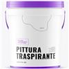 FORTUNATO Idropittura Traspirante Semi Lavabile Alta Copertura Opaca Finitura Bianca Facile Apllicazione Made in Italy (Litri 2,5)
