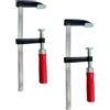 eacommerce Morsetto a F Strettoio a Vite Stringente per Legno e Modellisti Conf. 2 Pezzi (100x50 mm)