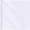 Ruoccohome Tovaglia con Tovaglioli,Servizio da Tavola 12 posti Puro cotone 100% Larghezza misura Maxi colore BIANCO