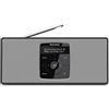TechniSat DIGITRADIO 2 S - Radio stereo DAB portatile con batteria (DAB+, FM, Bluetooth, streaming audio Bluetooth, display OLED, jack per cuffie, stereo 2 W RMS) nero/bianco