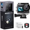AKASO Brave 4 Pro Action Cam 4K 40M Fotocamera Subacquea, Videocamera 20MP Wifi 170°