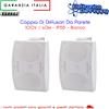 GBC Coppia Di Diffusori Da Parete 100V / 40W - IP55 - Bianco