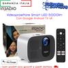 Irradio Videoproiettore Smart LED 5.000lm Con Google Android TV 4K