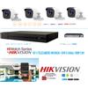 HIKVISION HIWATCH KIT VIDEOSORVEGLIANZA HIKVISION AHD DVR 8 CANALI 4 TELECAMERE 2 MPX FULL HD 1080