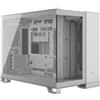 Corsair 2500X White Micro-ATX Vetro Temperato No-Power minITX/mATX