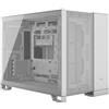 Corsair 2500D Airflow White Micro-ATX Vetro Temperato No-Power minITX/mATX