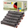 TONER EXPERTE Kit 5 TONER EXPERTE® 131X 131A 731 Toner compatibili per HP LaserJet Pro 200 Color MFP M276nw M276n M251nw M251n Canon i-SENSYS LBP7100Cn LBP7110Cw MF623Cn MF628Cw MF8230Cn MF8280Cw