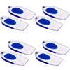 ZYKORT 4 paia Talloniera in Silicone per Tallonite, Plantari per Tallonite in Gel, Supporti in Gel per Talloni, per Sperone Calcaneare, Fascite Plantare, Dolori di Achille（Large）