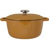 Cosy & Trendy Casseruola in ghisa smaltata FONTESTIC 4,5L-ambra gold-D24 cm
