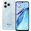 FOSSiBOT S2 4G Smartphone 2025, 20(8+12) GB+256GB/1TB Smartphone Android 14, 6.72 FHD+ Telefono, 50MP+16MP Cellulare, 5000mAh Cellulari, Dual SIM Telefono Cellulare, Face ID/GPS/OTG