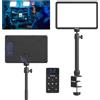 ULANZI Luce video LED ULANZI K20 Key Light, Pannello LED Professionale per Studio con 600 lumen e 10W, Luce video 28 cm dimmerabile (2500K-9000K), per Youtube/Streaming in Diretta