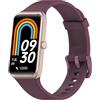 SANZEN Orologio Smartwatch Donna Uomo, 1,47'' Display Fitness Tracker, Smartwatch Pressione Sanguigna, Contapassi Polso Monitoraggio Della Frequenza Cardiaca, Smart Band Compatibile con Android e iOS (viola)