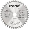 Trend Lama sega circolare legno 250mm 30mm foro 40T TCT finitura media