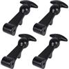 EXLECO 4X Supporti Elastici per Cofano in Gomma Chiusura a Scatto Flessibile Chiusure per Cofano Gomma Fibbia Elastica di Assorbimento Ganci per Chiusura Cofano Accessori per Scatola Motore Cassetta