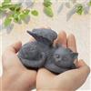 DiDiBirDi Gatto angelo animale domestico monumento pietra commemorativa per gatto tomba pennarello tributo statua,gatto Indoor Memorial regalo per la perdita di gatto, gatto addormentato in resina