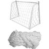 Qweri Rete di Sostituzione della Porta da Calcio, Rete Portatile Sostitutiva da Calcio, Rete da Allenamento di Calcio di Grandi Dimensioni, per Allenamento Sportivo (200x300 cm, Bianco)