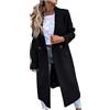 Fulidngzg Cappotto Donna Elegante Cammello Sfiancato Curvy Giacca Invernale Cappotto Lana Taglie Forti Offerta Cappotto Lungo Manica Lunga con Bottoni Giubbotto Antivento Cashmere Trench
