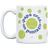 UO Tazza con messaggio Papà, sei un punteggio. Tazza per colazione. Regalo pieno di amore per papà. Dettaglio originale per la festa del papà. Capacità: 350 ml, ceramica.