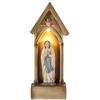 DRW Cappella della Vergine di Lourdes in resina dipinta a mano
