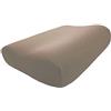 Edda Lux Federa adatta al Tempur Shape QUEEN e Tempur Original QUEEN cuscino cervicale (61 x 31 cm) S, M, L e XL, in morbido jersey di 100% cotone, Caramella Toffee