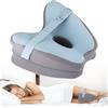 QCXWCJWD Cuscino per Gambe e Ginocchia in Memory Foam, Cuscino Ortopedico Ginocchia per Traversine Laterali, cuscino in mezzo alle gambe Offre Sollievo dal Dolore di Sciatica Lombari Ginocchia (blu)