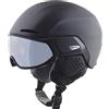 ALPINA Unisex - Adulti, ALTO V Casco da sci, black matt, 59-63 cm