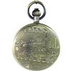 Ogle impermeabile bronzo treno catena grande digitale Noctilucence Fob self avvolgimento automatico scheletro meccanico orologio da tasca