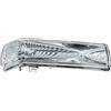 Generic Lente ripetitore indicatore specchietto laterale per Fiat Doblo 2010-2015 adatto per Opel Combo 2011-2018 95511536, 71765449, 1428578,1428577 (lato sinistro)