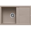 Elleci Lavello Elleci Incasso 1 vasca 79x50 Unico 300 Granitek Grigio Tortora LGU30043