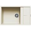 Elleci Lavello Elleci Incasso 1 vasca 78x50 Unico 310 Granitek Bianco Antico LGU31062