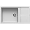 Elleci Lavello Elleci Incasso 1 vasca 86x50 Unico 410 Granitek Bianco LGU41068