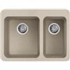 Elleci Fox 330 | Lavello 2 vasche 70x53cm granitek avena - LGF33051BTP