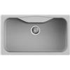 Elleci Lavello Elleci Incasso 1 vasca 86x50 Grigio Fox 360 Granitek Grigio Aluminium LMF36079