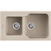 Elleci Lavello Elleci Incasso 2 vasche 86x50 Fox 430 Granitek Avena LGF43051