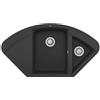 Elleci Lavello Elleci da incasso Easy CORNER Granitek Nero LGYCOR40