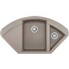 Elleci Lavello Elleci da incasso Easy CORNER Granitek Grigio Tortora LGYCOR43