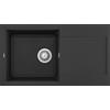 Elleci Lavello Elleci Incasso 1 vasca 78x43,5 Easy 290 Granitek Nero LGY29040