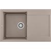 Elleci Lavello Elleci Incasso 1 vasca 79x50 Easy 300 Granitek Grigio Tortora LGY30043